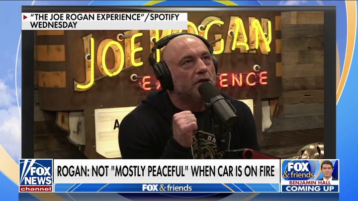 Rogan rips media coverage of anti-police riots in Atlanta: 'Acting as a propagandist'