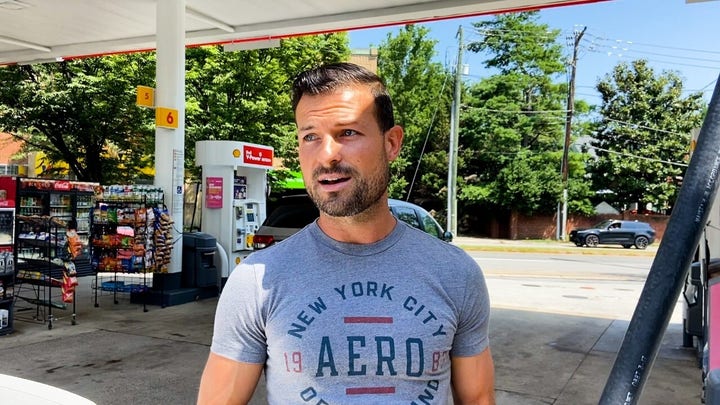 Gas customers react to soaring prices in Arlington, Virginia