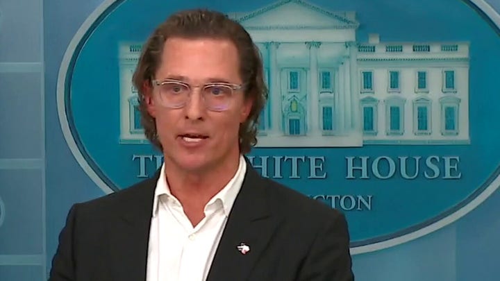 Uvalde native Matthew McConaughey makes White House appearance to urge "gun responsibility."