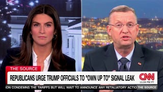 Doug Collins brings up CNN lawsuit during tense exchange over Signal chat with Kaitlan Collins