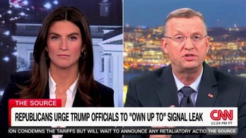 Doug Collins brings up CNN lawsuit during tense exchange over Signal chat with Kaitlan Collins