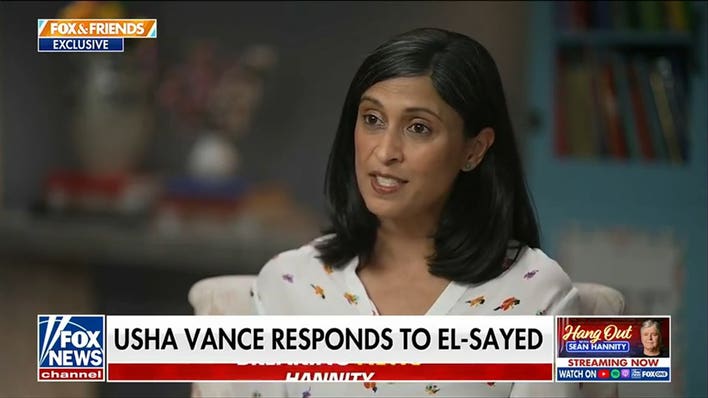 Usha Vance fires back at El-Sayed