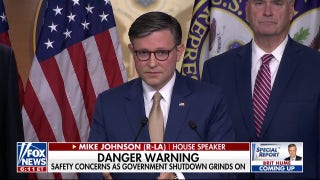 Speaker Johnson shares safety concerns as government shutdown drags on - Fox News