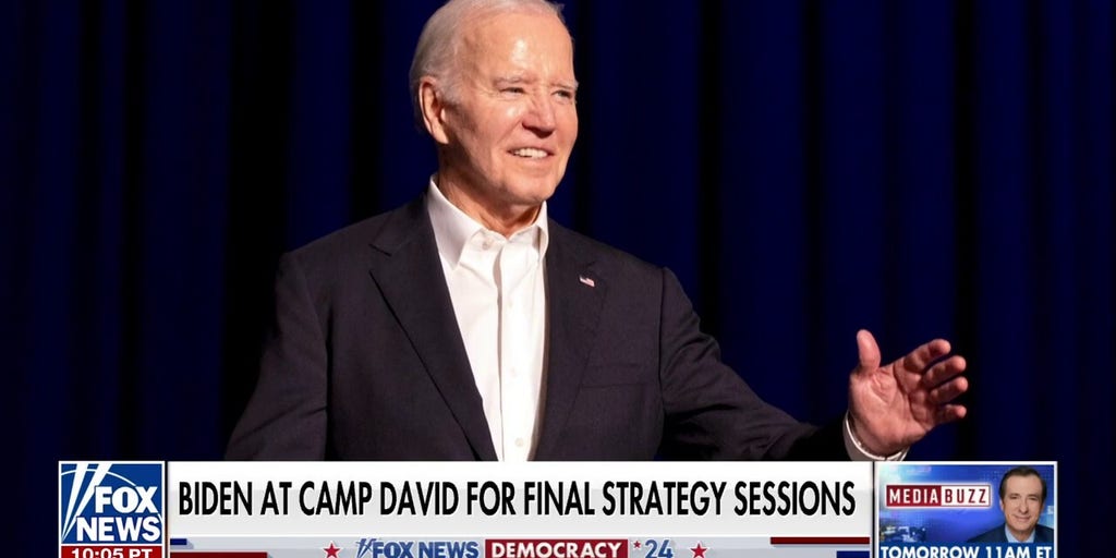 Biden at Camp David for final strategy sessions ahead of Trump debate