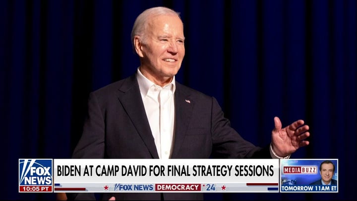 Biden at Camp David for final strategy sessions ahead of Trump debate