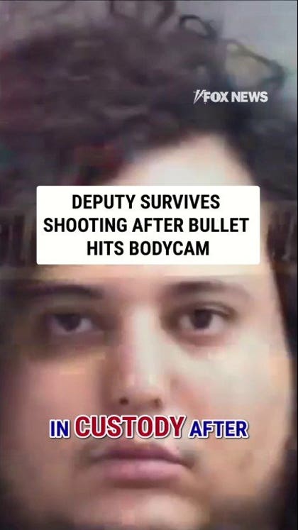 MIRACLE: Florida deputy survives shooting after bullet hits bodycam