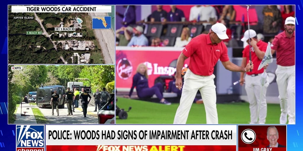 'VERY SAD': Tiger Woods arrested and charged with DUI