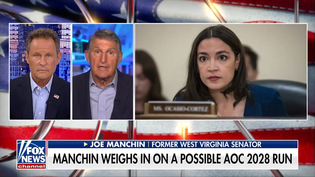 Joe Manchin warns Alexandria Ocasio-Cortez as president would be 'devastating'