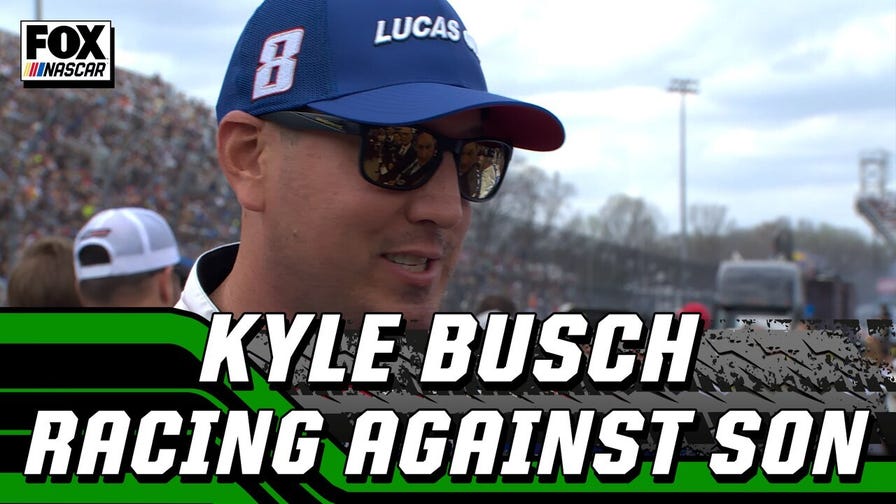 Kyle Busch opens up about racing against his son | NASCAR on FOX