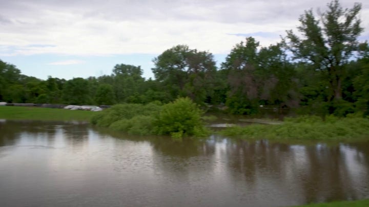 Theme park flooded after unprecedented rainfall in the Midwest