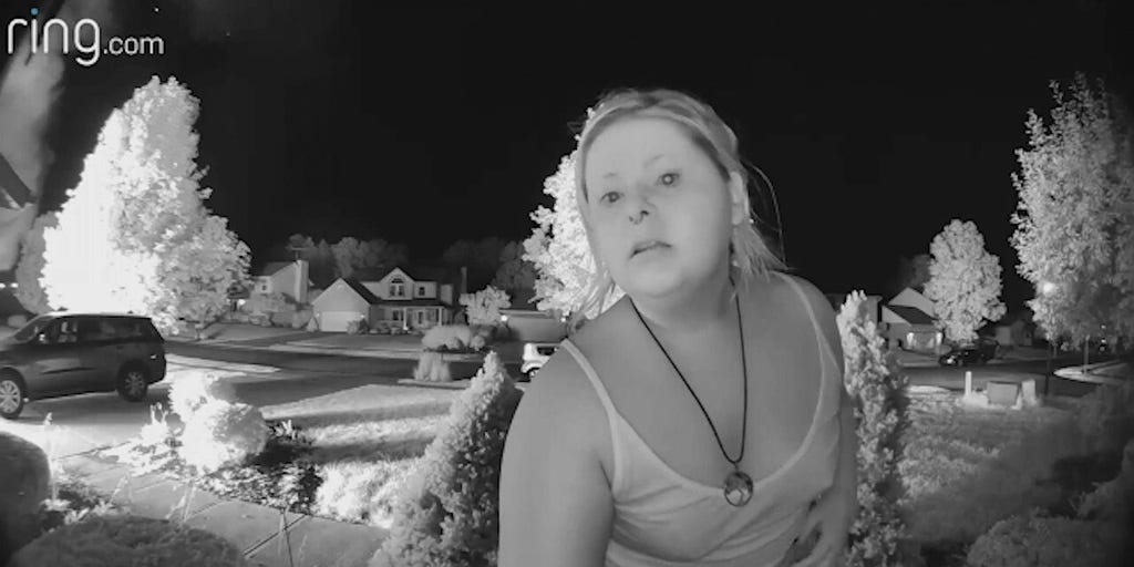 Doorbell Camera Catches Woman Alerting Family That Their Home Is On ...