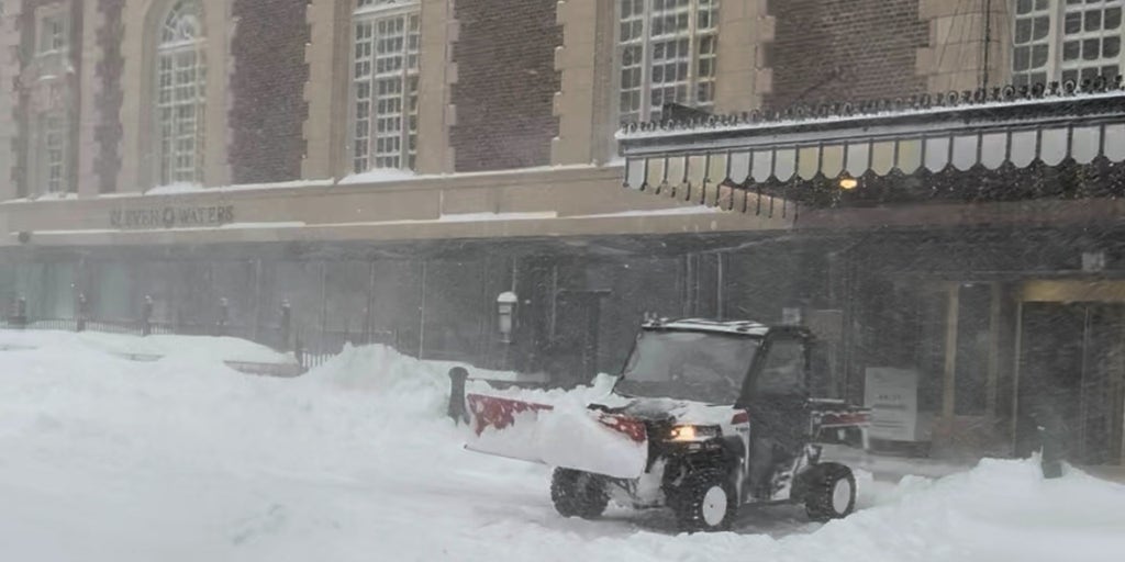 WATCH LIVE: Lake-effect snow pounds New England with hurricane-force gusts