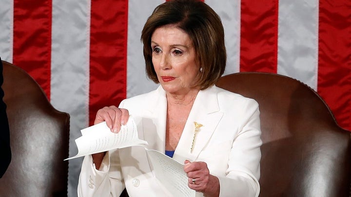 Democrats outraged over Turning Point USA video of Nancy Pelosi ripping up State of the Union address