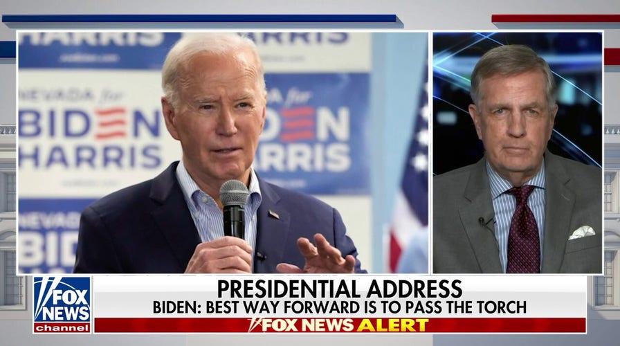 Brit Hume: It suddenly dawned on Biden that it was time for a new generation of leaders?