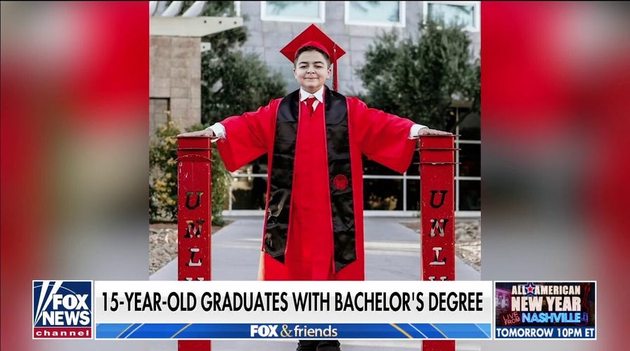 15-year-old graduates from the University of Nevada. Las Vegas