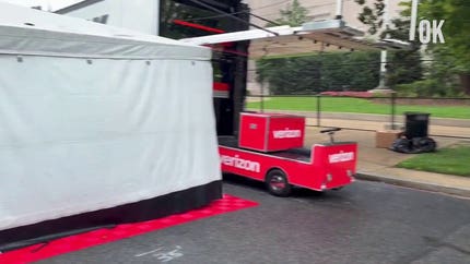 IndyCar teams prepare to hit a damp Freedom 250 Grand Prix track for the first time