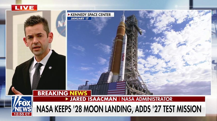 NASA keeps 2028 moon landing, adds 2027 test mission