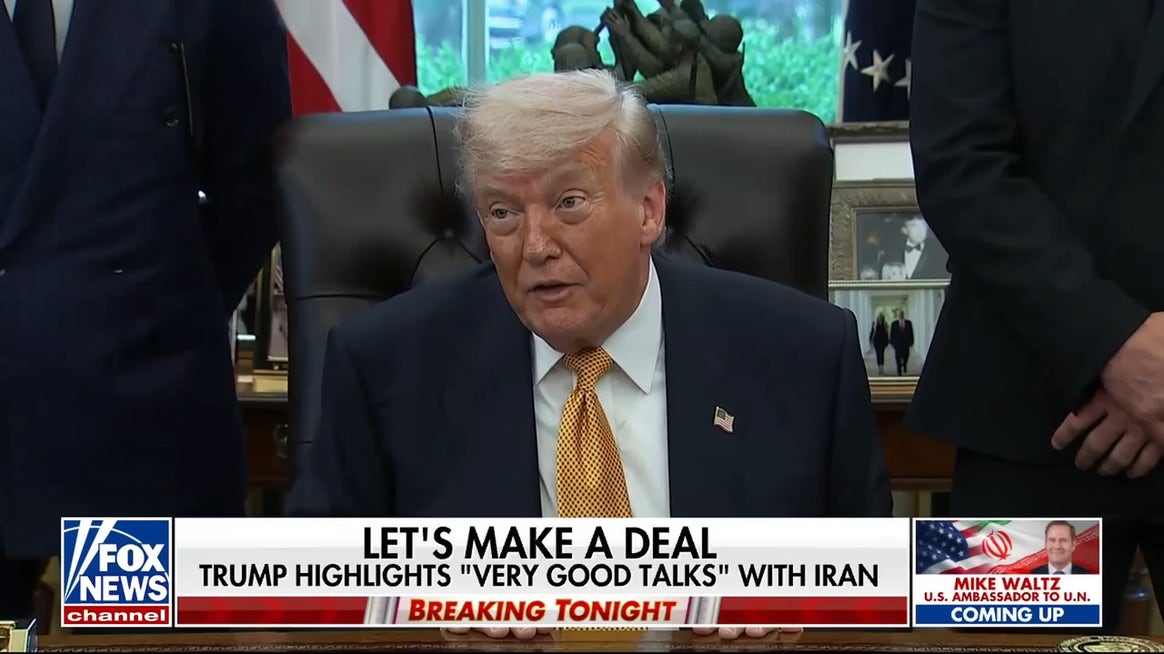 President Donald Trump remains optimistic about a possible Iran deal