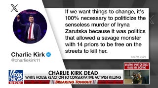 'LOVED AND ADMIRED BY ALL': President Trump honors Charlie Kirk