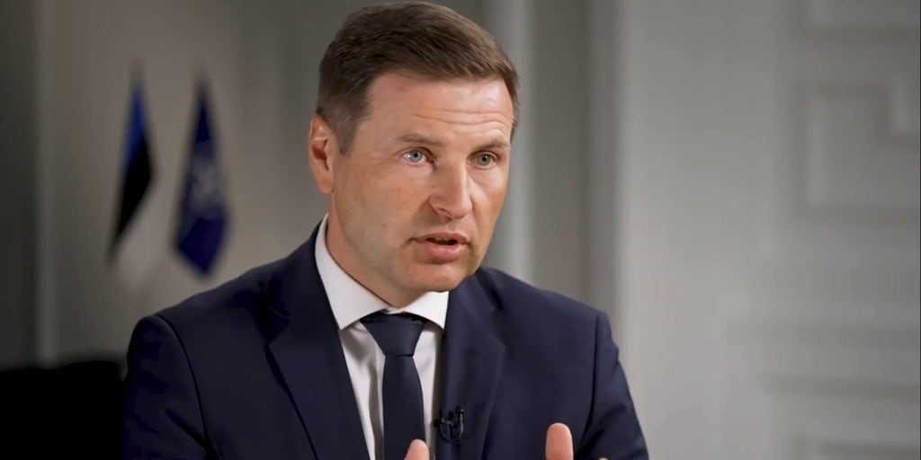 Estonian defense minister warns Russia plans expansion of army and deployment to NATO's border