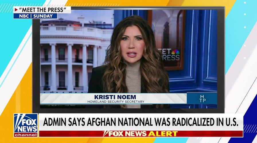 Noem says Afghan nationalist  accused of shooting National Guard soldiers was radicalized successful  US