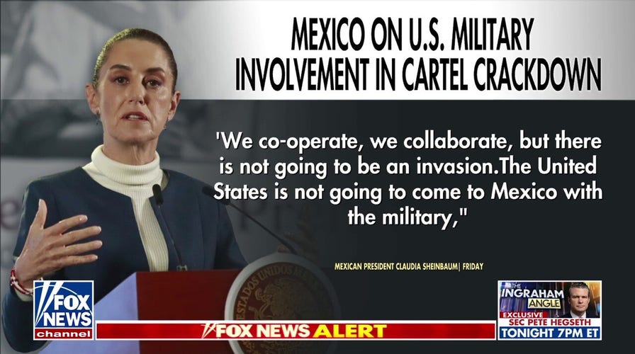 Mexico responds to Trump's alleged approval of military force against cartels: No 'invasion'