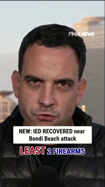 NEW: IED RECOVERED near Bondi Beach attack