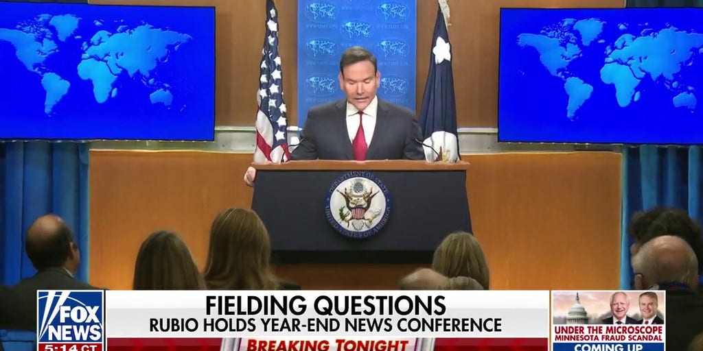 Secretary of State Rubio holds year-end news conference