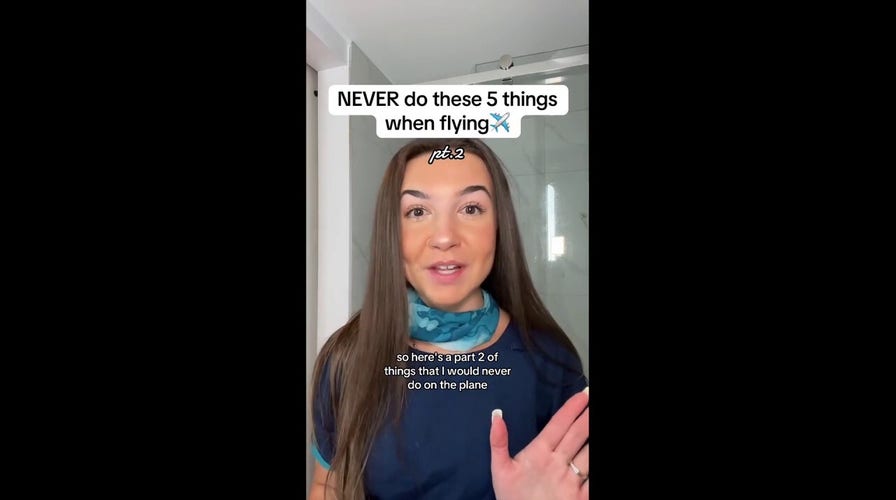 Flight attendant reveals 5 things she would never do on plane