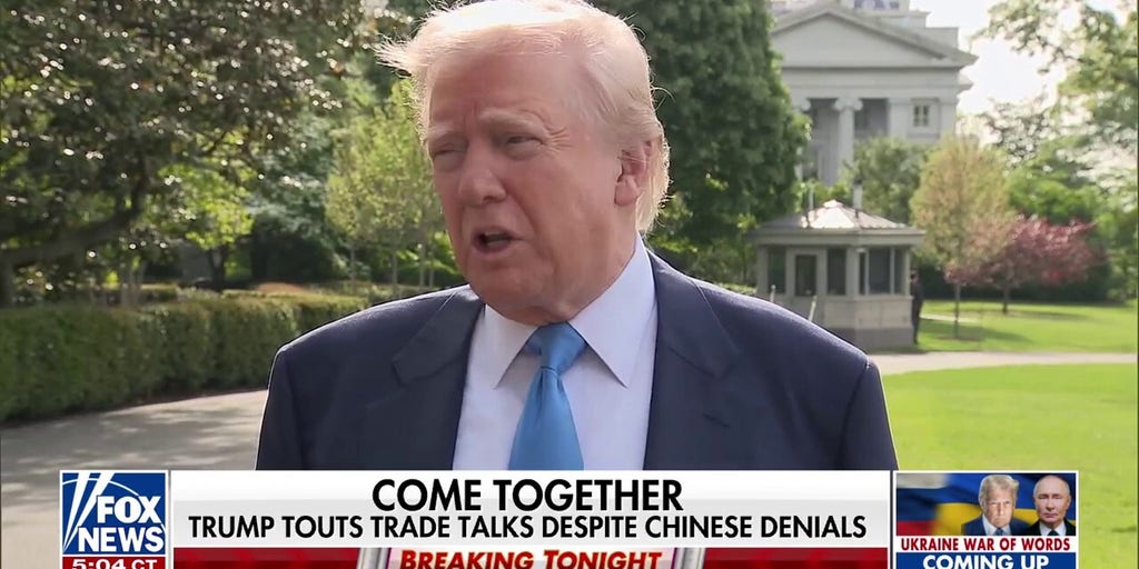 President Trump says trade deals are going 'very well'