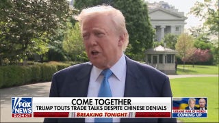 President Trump says trade deals are going 'very well'