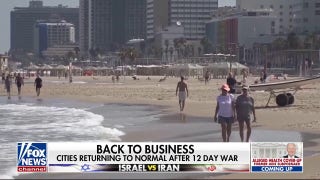 Israeli cities begin path to normalcy after conflict with Iran