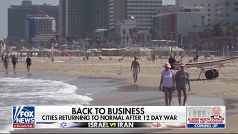 Israeli cities begin path to normalcy after conflict with Iran