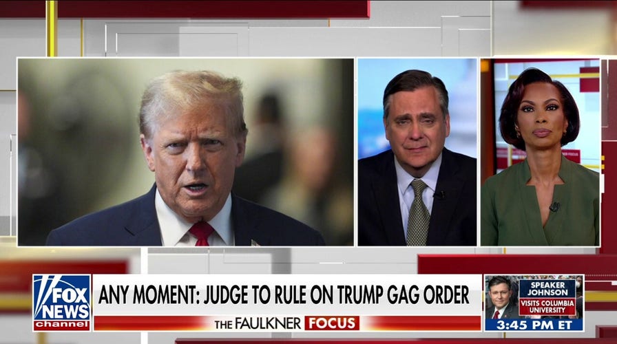 Jonathan Turley calls out judge for failing to recognize 'inequity' of Trump gag order