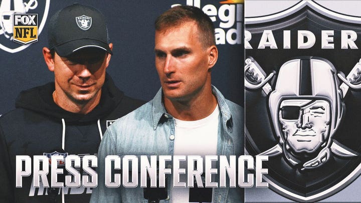 Rueda de prensa tras el partido: Kirk Cousins y el entrenador jefe Klint Kubiak, de los Raiders, hablan sobre la gran victoria de la primera jornada contra los Dolphins