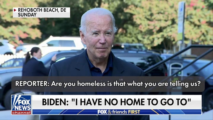 Biden insists hes not on vacation when talking with reporters: No home to go to