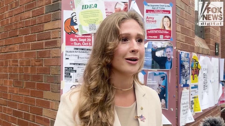 Georgetown University students react to 'Hey fascist! Catch!' flyer posted on campus