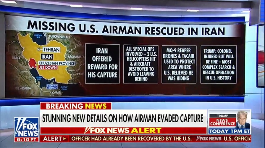 US airman rescue: High-risk mission saves airman from Iran after F-15E shot down