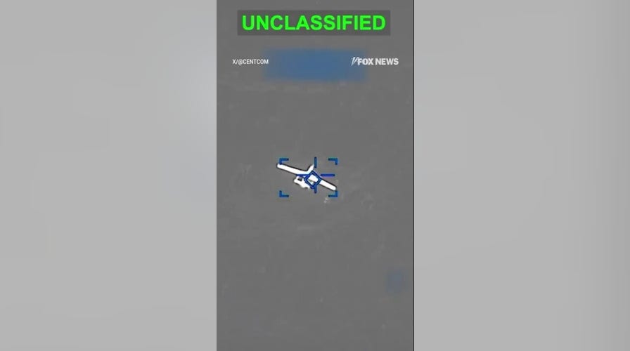  New footage shows US subject   taking retired  onslaught  drones