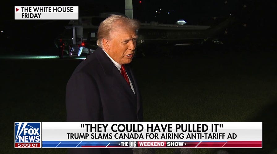 Trump increasing tariffs on Canada by 10% after controversial ad