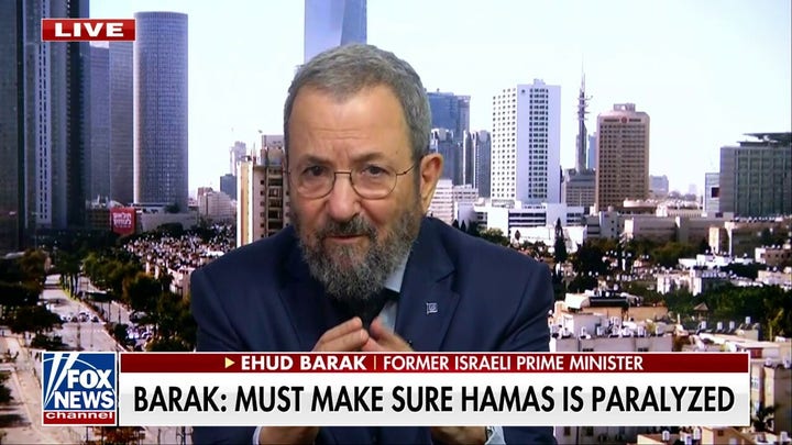 We are 'determined to make sure that Hamas will be paralyzed': Ehud Barak