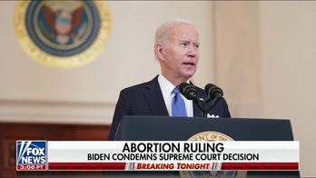 Biden unloads on Supreme Court justices during emotional response to Roe v Wade 