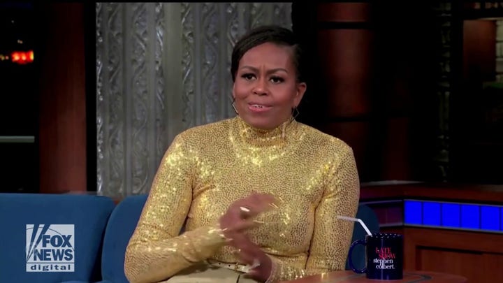 Michelle Obama and Stephen Colbert celebrate 'fear' didn't win in the midterm elections