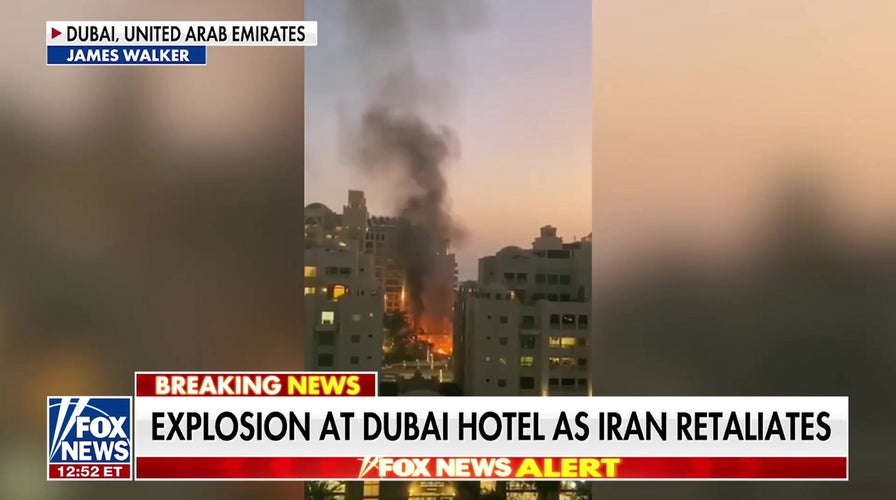 Fiery detonation astatine Dubai edifice aft Iranian rocket strike