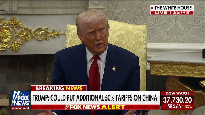 Trump says it's an 'honor' to enact his tariffs plan