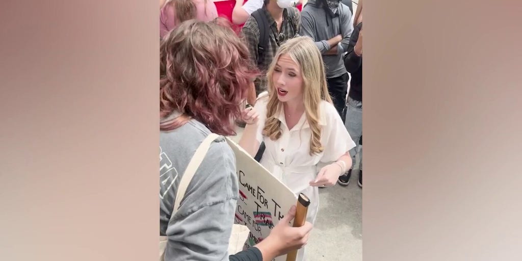 Students for Life spokeswoman swarmed by Antifa mob at Turning Point USA event.