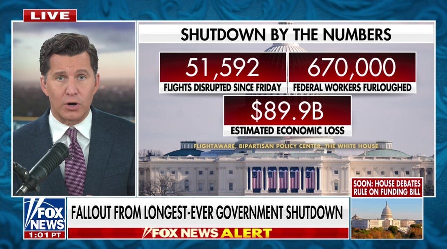 Looking astatine the authorities shutdown’s fallout successful numbers