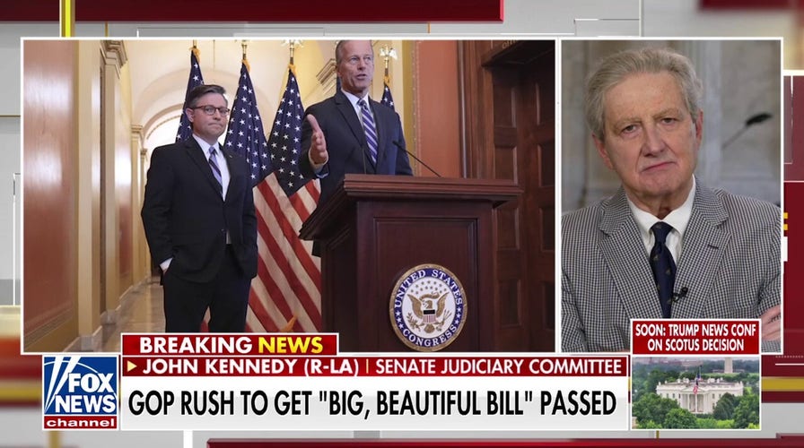 Sen. Kennedy demands vote on 'big, beautiful bill' as GOP faces looming deadline