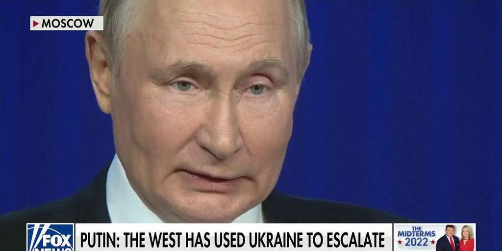 Putin Blames The US For Escalations In Ukraine War | Fox News Video