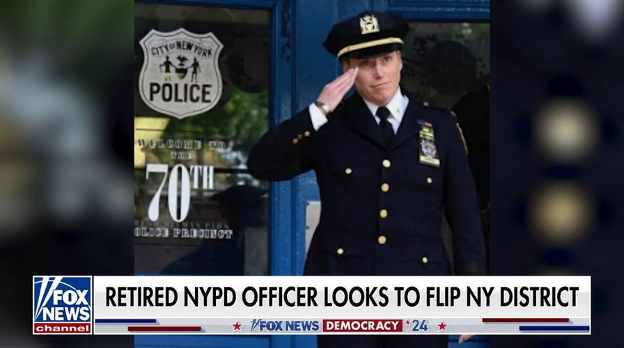 Retired cop looking to flip NY district calls out migrant crisis plaguing US: 'Not taking care of' our own